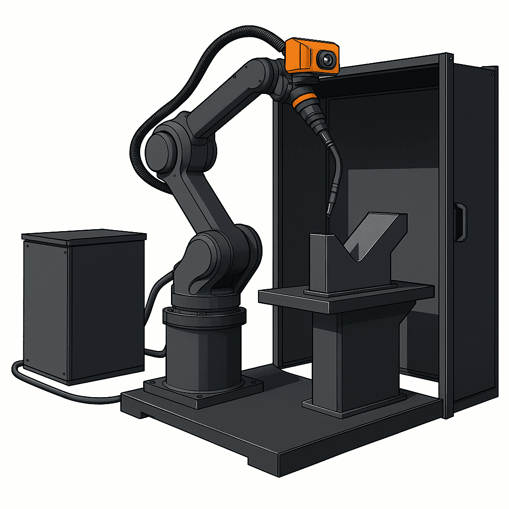 Forge Robotics Intelligent Robot Cell with Camera